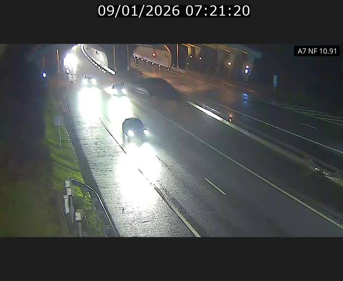 <h2>Caméra trafic Luxembourg - A7, Tunnel Gousselerbierg, entrée sud, direction Mersch</h2>