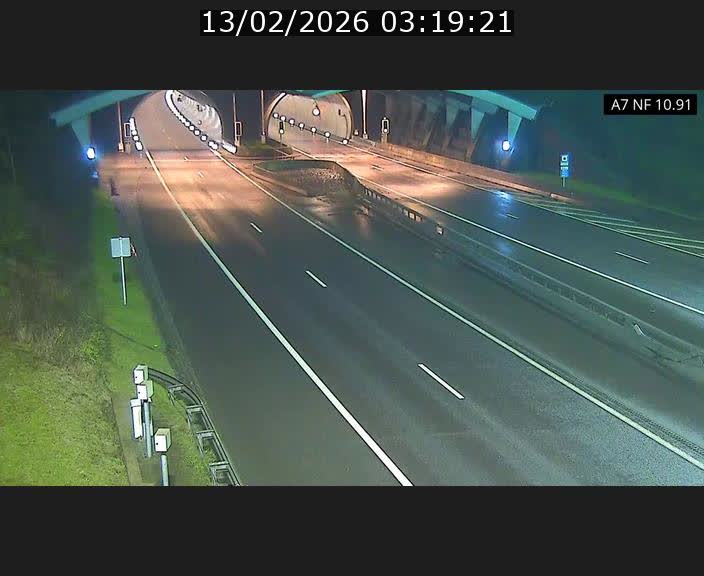 <h2>Caméra trafic Luxembourg - A7, Tunnel Gousselerbierg, entrée sud, direction Mersch</h2>