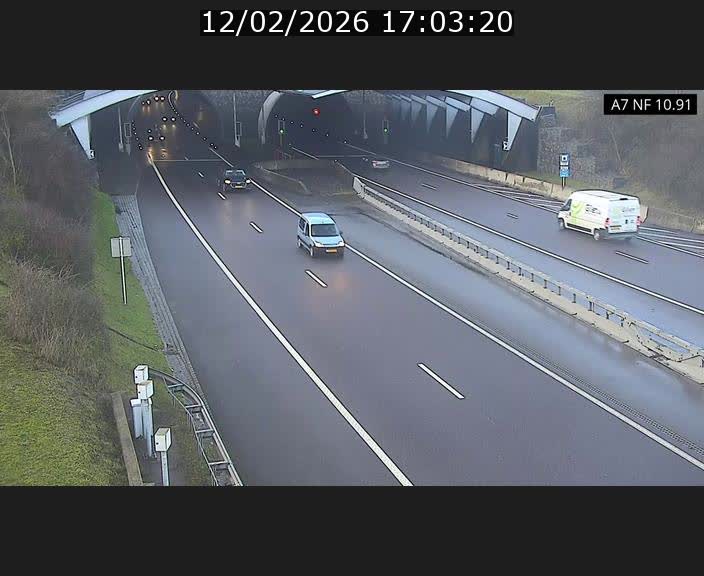 <h2>Caméra trafic Luxembourg - A7, Tunnel Gousselerbierg, entrée sud, direction Mersch</h2>