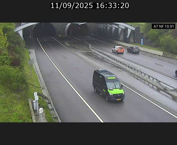 <h2>Caméra trafic Luxembourg - A7, Tunnel Gousselerbierg, entrée sud, direction Mersch</h2>