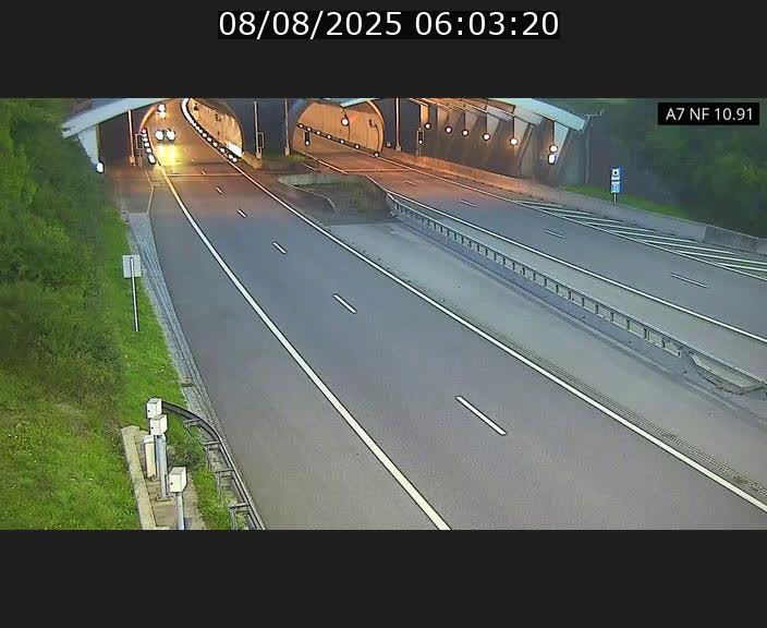 <h2>Caméra trafic Luxembourg - A7, Tunnel Gousselerbierg, entrée sud, direction Mersch</h2>