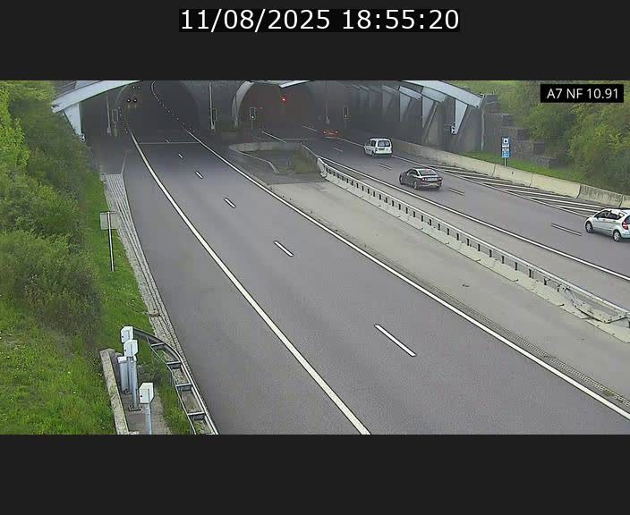 <h2>Caméra trafic Luxembourg - A7, Tunnel Gousselerbierg, entrée sud, direction Mersch</h2>