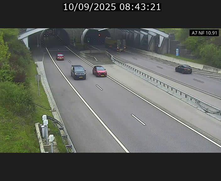<h2>Caméra trafic Luxembourg - A7, Tunnel Gousselerbierg, entrée sud, direction Mersch</h2>