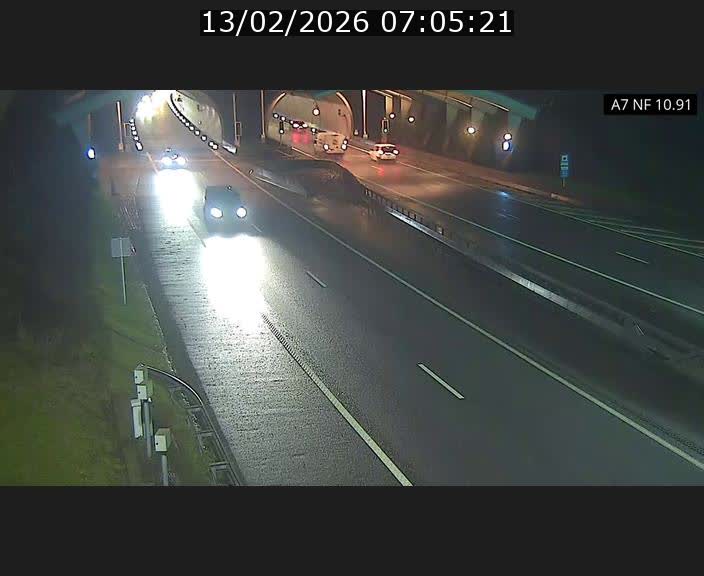 <h2>Caméra trafic Luxembourg - A7, Tunnel Gousselerbierg, entrée sud, direction Mersch</h2>