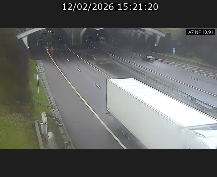 <h2>Caméra trafic Luxembourg - A7, Tunnel Gousselerbierg, entrée sud, direction Mersch</h2>
