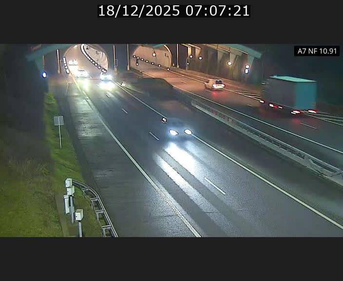 <h2>Caméra trafic Luxembourg - A7, Tunnel Gousselerbierg, entrée sud, direction Mersch</h2>