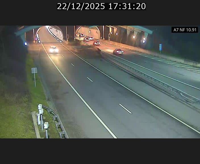 <h2>Caméra trafic Luxembourg - A7, Tunnel Gousselerbierg, entrée sud, direction Mersch</h2>