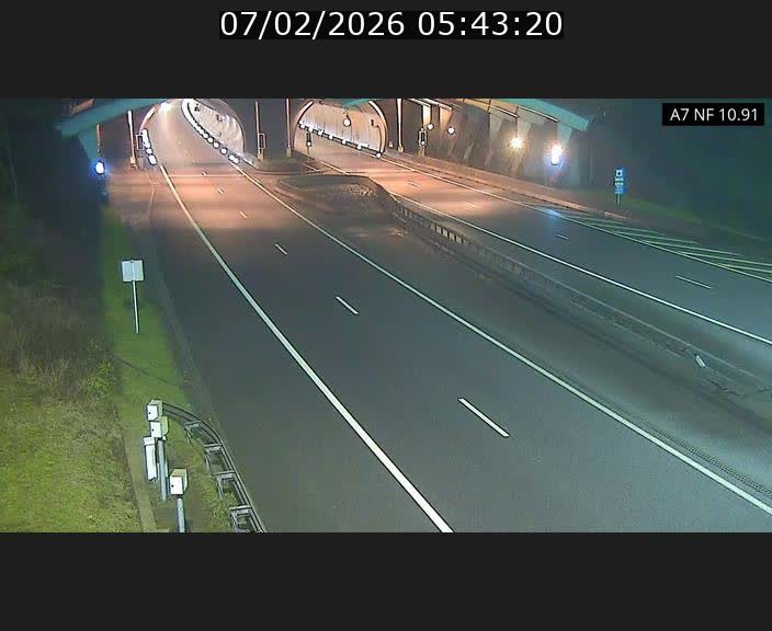 <h2>Caméra trafic Luxembourg - A7, Tunnel Gousselerbierg, entrée sud, direction Mersch</h2>