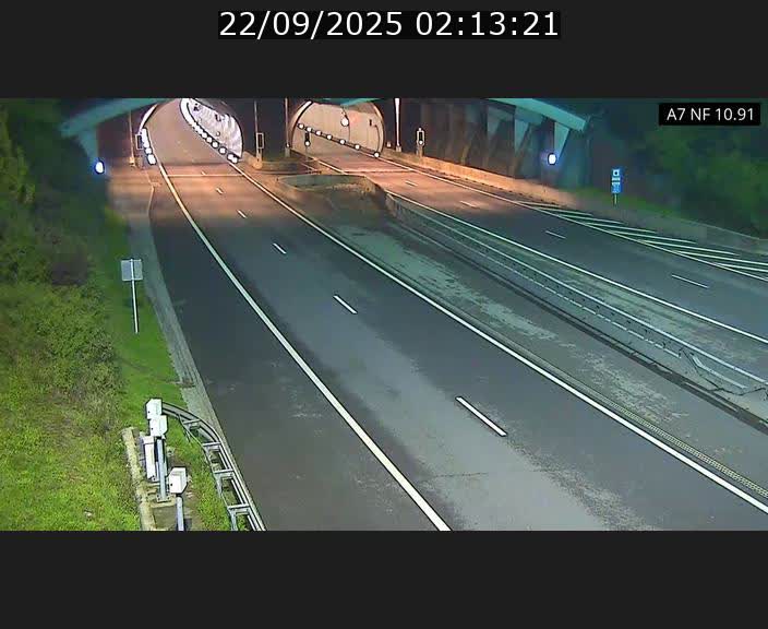 <h2>Caméra trafic Luxembourg - A7, Tunnel Gousselerbierg, entrée sud, direction Mersch</h2>