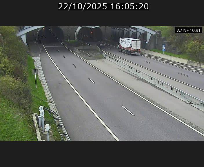 <h2>Caméra trafic Luxembourg - A7, Tunnel Gousselerbierg, entrée sud, direction Mersch</h2>