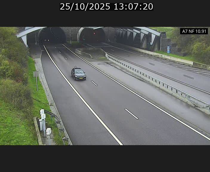 <h2>Caméra trafic Luxembourg - A7, Tunnel Gousselerbierg, entrée sud, direction Mersch</h2>