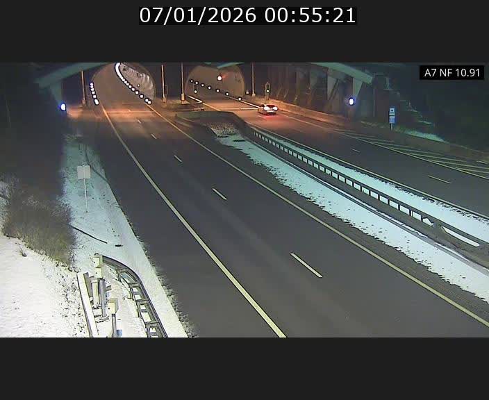 <h2>Caméra trafic Luxembourg - A7, Tunnel Gousselerbierg, entrée sud, direction Mersch</h2>