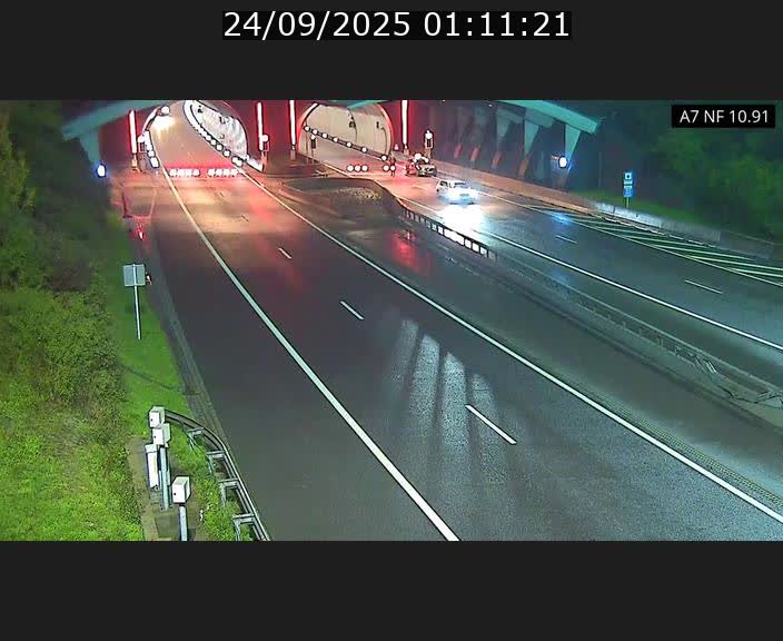 <h2>Caméra trafic Luxembourg - A7, Tunnel Gousselerbierg, entrée sud, direction Mersch</h2>