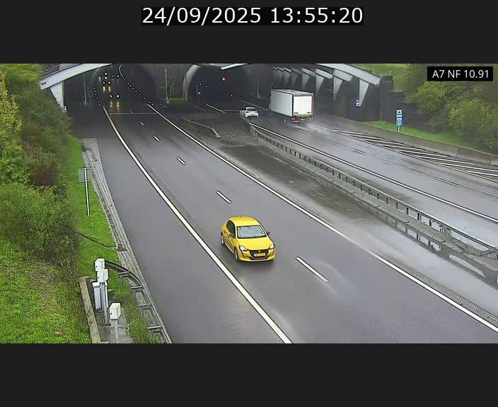 <h2>Caméra trafic Luxembourg - A7, Tunnel Gousselerbierg, entrée sud, direction Mersch</h2>