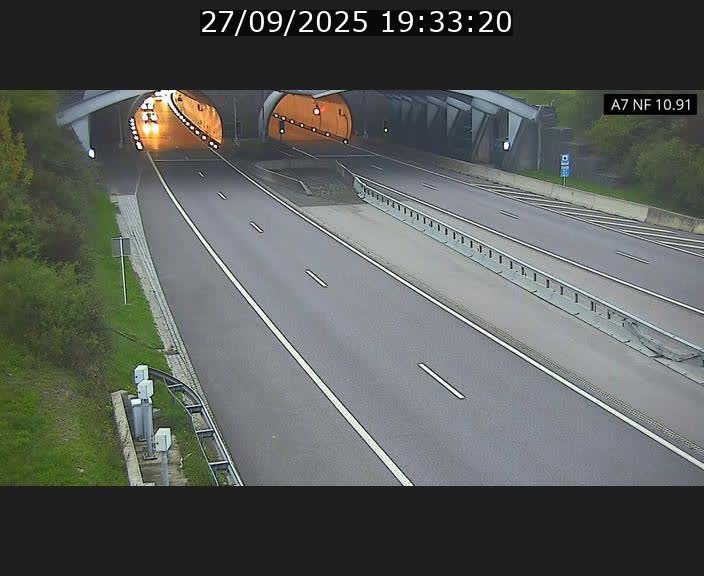 <h2>Caméra trafic Luxembourg - A7, Tunnel Gousselerbierg, entrée sud, direction Mersch</h2>