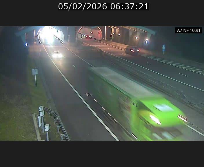 <h2>Caméra trafic Luxembourg - A7, Tunnel Gousselerbierg, entrée sud, direction Mersch</h2>