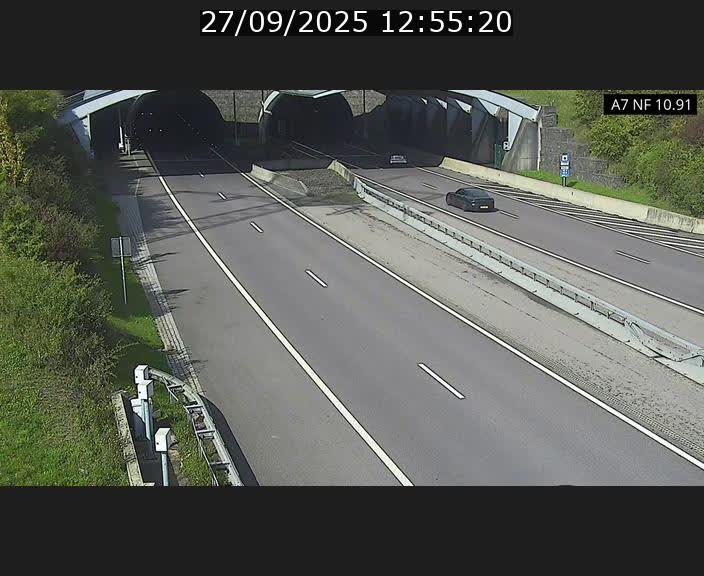 <h2>Caméra trafic Luxembourg - A7, Tunnel Gousselerbierg, entrée sud, direction Mersch</h2>