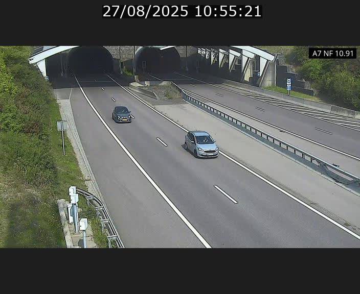 <h2>Caméra trafic Luxembourg - A7, Tunnel Gousselerbierg, entrée sud, direction Mersch</h2>