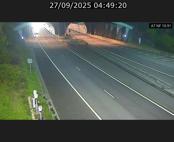 <h2>Caméra trafic Luxembourg - A7, Tunnel Gousselerbierg, entrée sud, direction Mersch</h2>