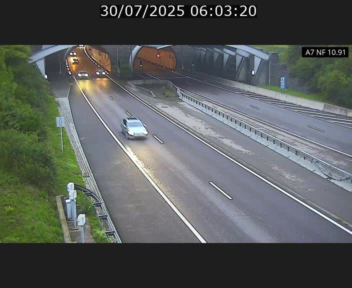 <h2>Caméra trafic Luxembourg - A7, Tunnel Gousselerbierg, entrée sud, direction Mersch</h2>