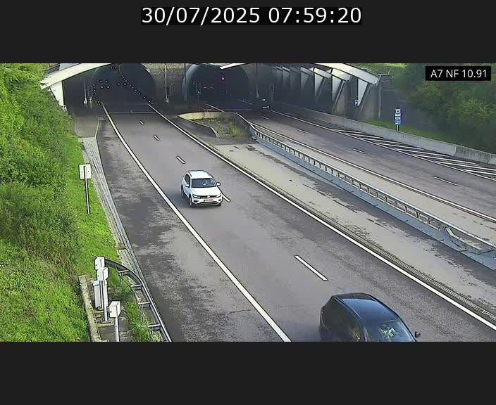 <h2>Caméra trafic Luxembourg - A7, Tunnel Gousselerbierg, entrée sud, direction Mersch</h2>