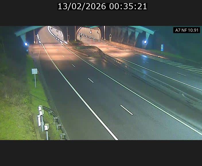 <h2>Caméra trafic Luxembourg - A7, Tunnel Gousselerbierg, entrée sud, direction Mersch</h2>