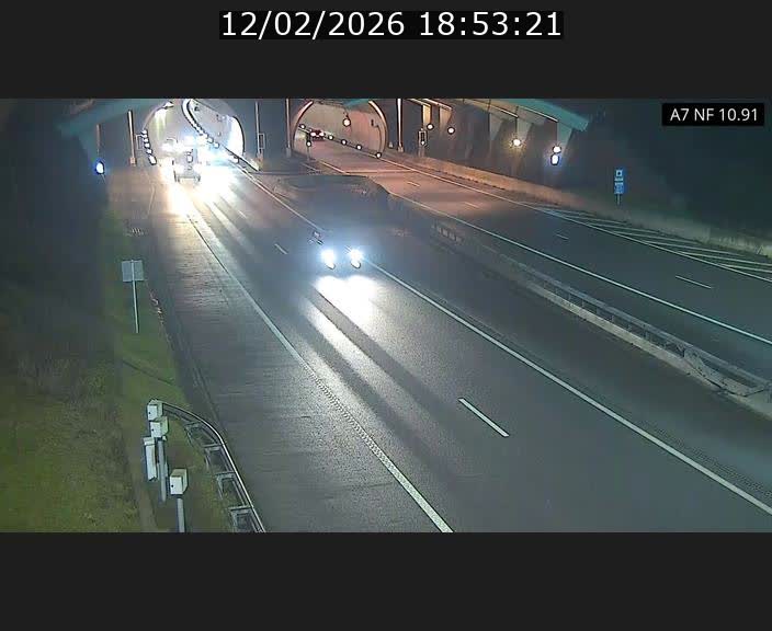 <h2>Caméra trafic Luxembourg - A7, Tunnel Gousselerbierg, entrée sud, direction Mersch</h2>