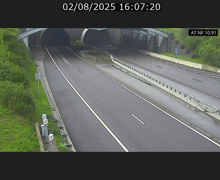<h2>Caméra trafic Luxembourg - A7, Tunnel Gousselerbierg, entrée sud, direction Mersch</h2>