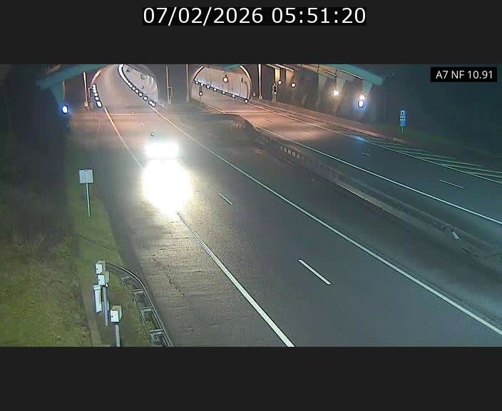 <h2>Caméra trafic Luxembourg - A7, Tunnel Gousselerbierg, entrée sud, direction Mersch</h2>