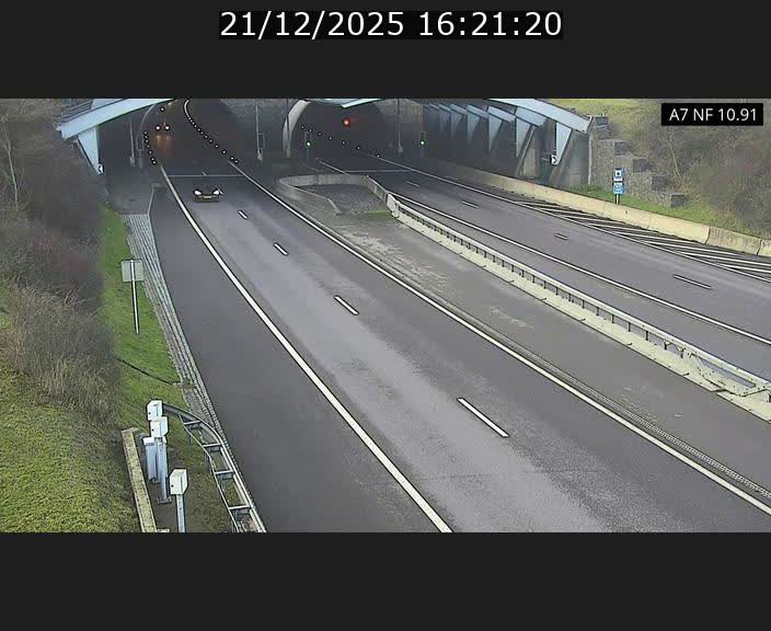 <h2>Caméra trafic Luxembourg - A7, Tunnel Gousselerbierg, entrée sud, direction Mersch</h2>