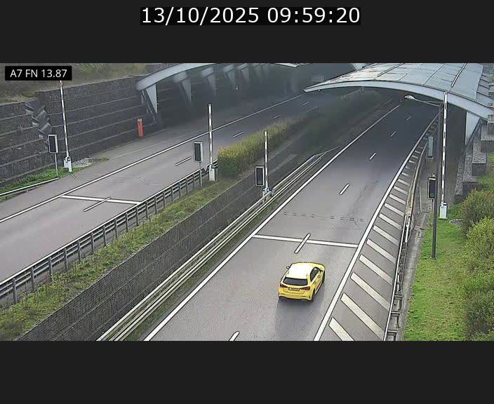 <h2>Caméra trafic Luxembourg - A7, Tunnel Gousselerbierg, entrée nord, direction Lorentzweiler</h2>