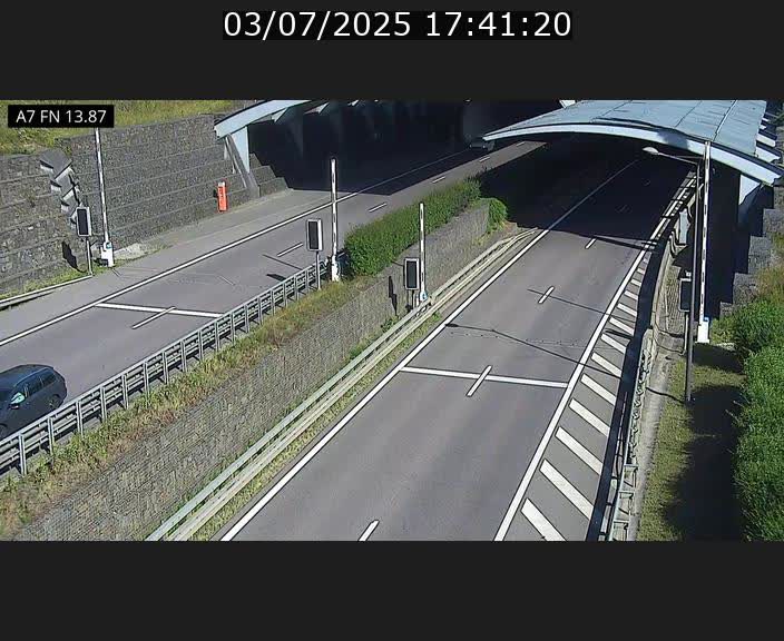 <h2>Caméra trafic Luxembourg - A7, Tunnel Gousselerbierg, entrée nord, direction Lorentzweiler</h2>