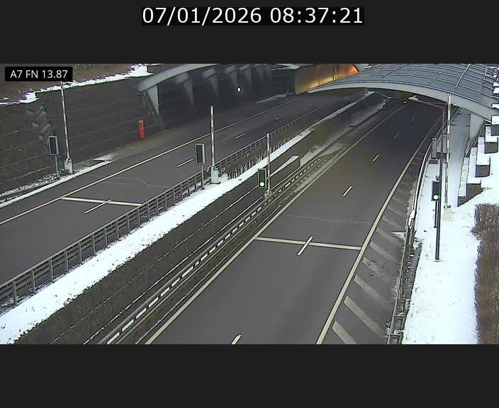 <h2>Caméra trafic Luxembourg - A7, Tunnel Gousselerbierg, entrée nord, direction Lorentzweiler</h2>