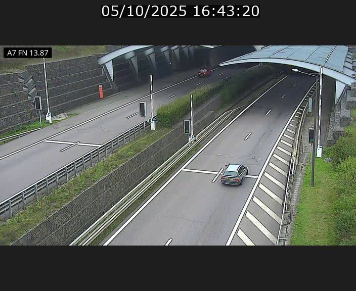 <h2>Caméra trafic Luxembourg - A7, Tunnel Gousselerbierg, entrée nord, direction Lorentzweiler</h2>