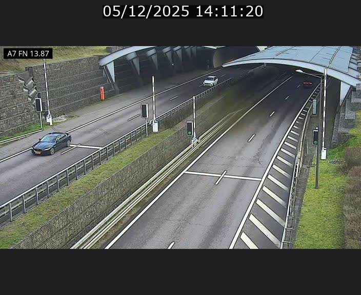<h2>Caméra trafic Luxembourg - A7, Tunnel Gousselerbierg, entrée nord, direction Lorentzweiler</h2>