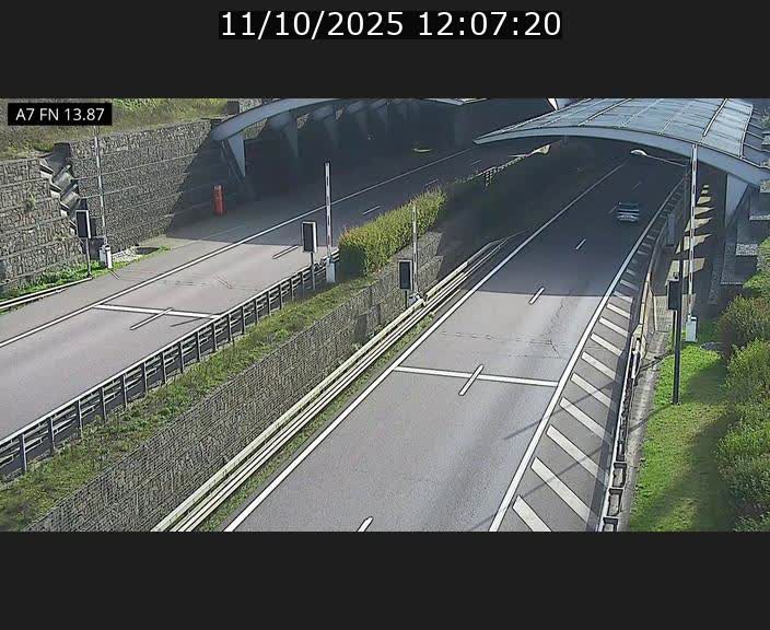 <h2>Caméra trafic Luxembourg - A7, Tunnel Gousselerbierg, entrée nord, direction Lorentzweiler</h2>
