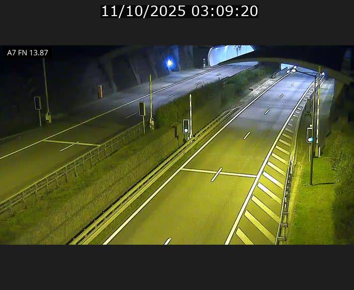 <h2>Caméra trafic Luxembourg - A7, Tunnel Gousselerbierg, entrée nord, direction Lorentzweiler</h2>