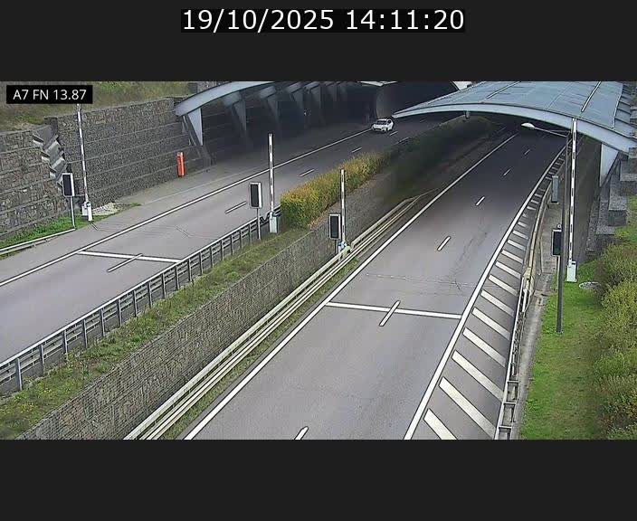 <h2>Caméra trafic Luxembourg - A7, Tunnel Gousselerbierg, entrée nord, direction Lorentzweiler</h2>
