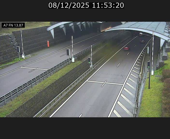 <h2>Caméra trafic Luxembourg - A7, Tunnel Gousselerbierg, entrée nord, direction Lorentzweiler</h2>