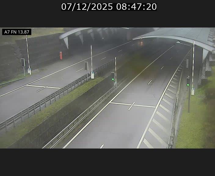 <h2>Caméra trafic Luxembourg - A7, Tunnel Gousselerbierg, entrée nord, direction Lorentzweiler</h2>