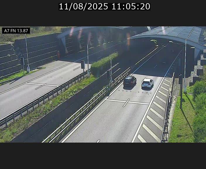 <h2>Caméra trafic Luxembourg - A7, Tunnel Gousselerbierg, entrée nord, direction Lorentzweiler</h2>