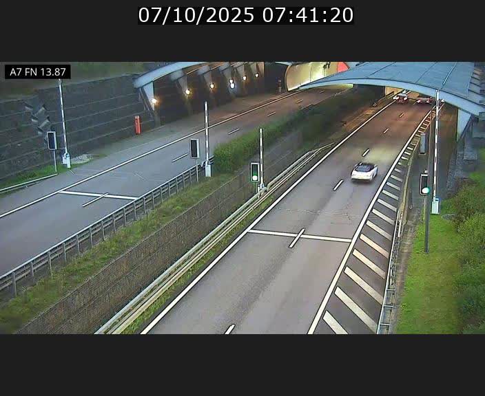 <h2>Caméra trafic Luxembourg - A7, Tunnel Gousselerbierg, entrée nord, direction Lorentzweiler</h2>