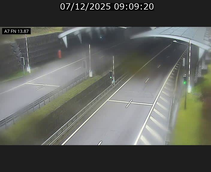 <h2>Caméra trafic Luxembourg - A7, Tunnel Gousselerbierg, entrée nord, direction Lorentzweiler</h2>