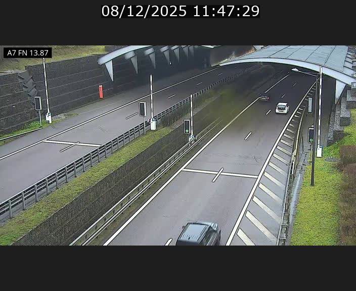 <h2>Caméra trafic Luxembourg - A7, Tunnel Gousselerbierg, entrée nord, direction Lorentzweiler</h2>