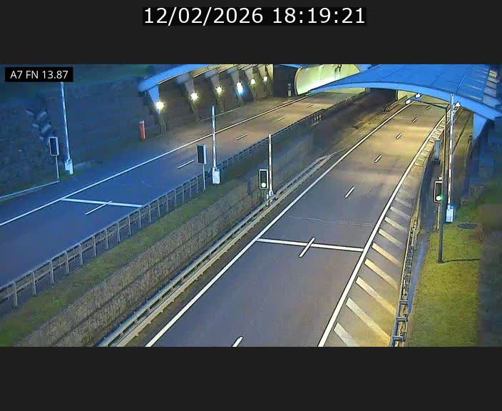 <h2>Caméra trafic Luxembourg - A7, Tunnel Gousselerbierg, entrée nord, direction Lorentzweiler</h2>
