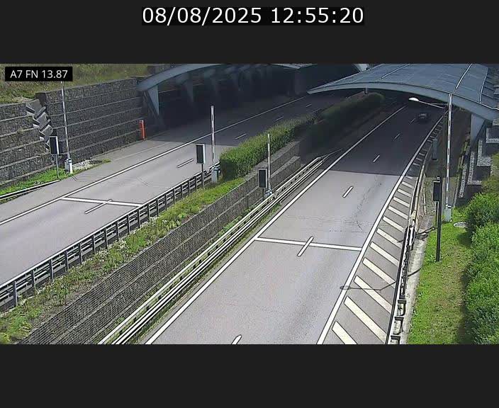<h2>Caméra trafic Luxembourg - A7, Tunnel Gousselerbierg, entrée nord, direction Lorentzweiler</h2>