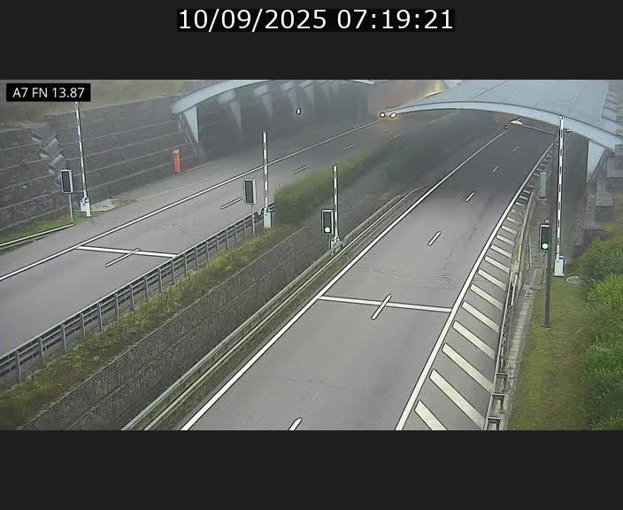 <h2>Caméra trafic Luxembourg - A7, Tunnel Gousselerbierg, entrée nord, direction Lorentzweiler</h2>