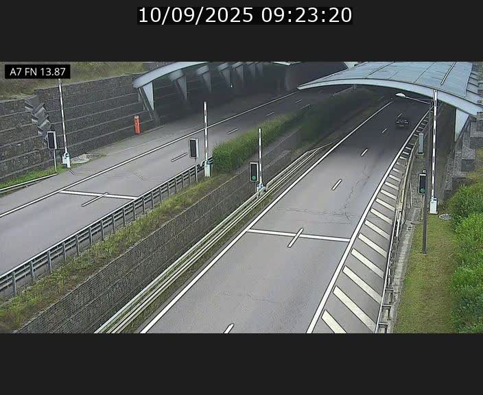 <h2>Caméra trafic Luxembourg - A7, Tunnel Gousselerbierg, entrée nord, direction Lorentzweiler</h2>
