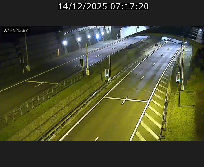 <h2>Caméra trafic Luxembourg - A7, Tunnel Gousselerbierg, entrée nord, direction Lorentzweiler</h2>