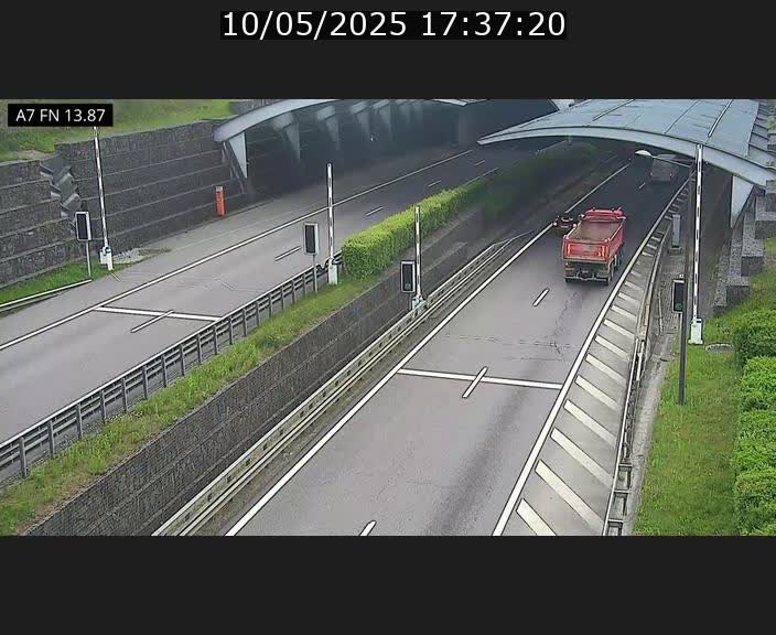 <h2>Caméra trafic Luxembourg - A7, Tunnel Gousselerbierg, entrée nord, direction Lorentzweiler</h2>
